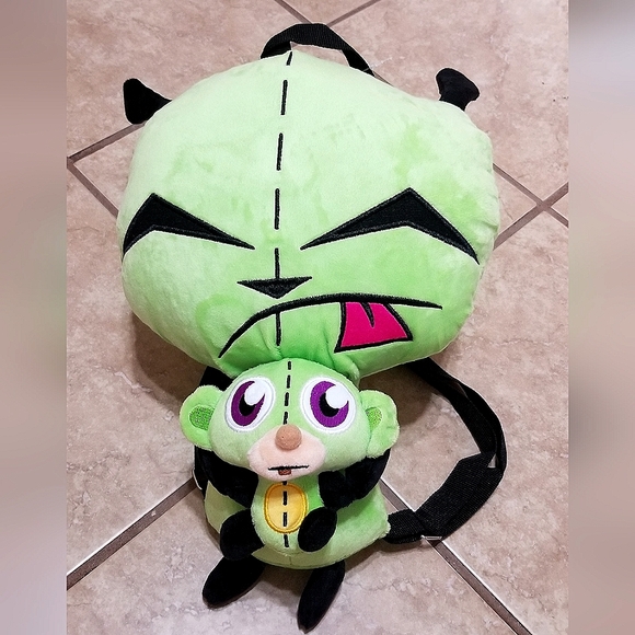 Bioworld Handbags - Invader Zim GIR With Monkey Plush Backpack